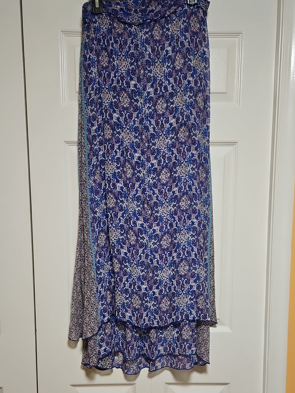 Gypsy 05 Blue Paisley Maxi Skirt